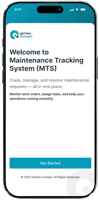 MTS mobile app dashboard showing maintenance memo overview, system health status, and predictive analysis