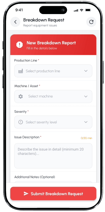 Work order escalation center showing multi-level ticket tracking from L1 to L4 priority