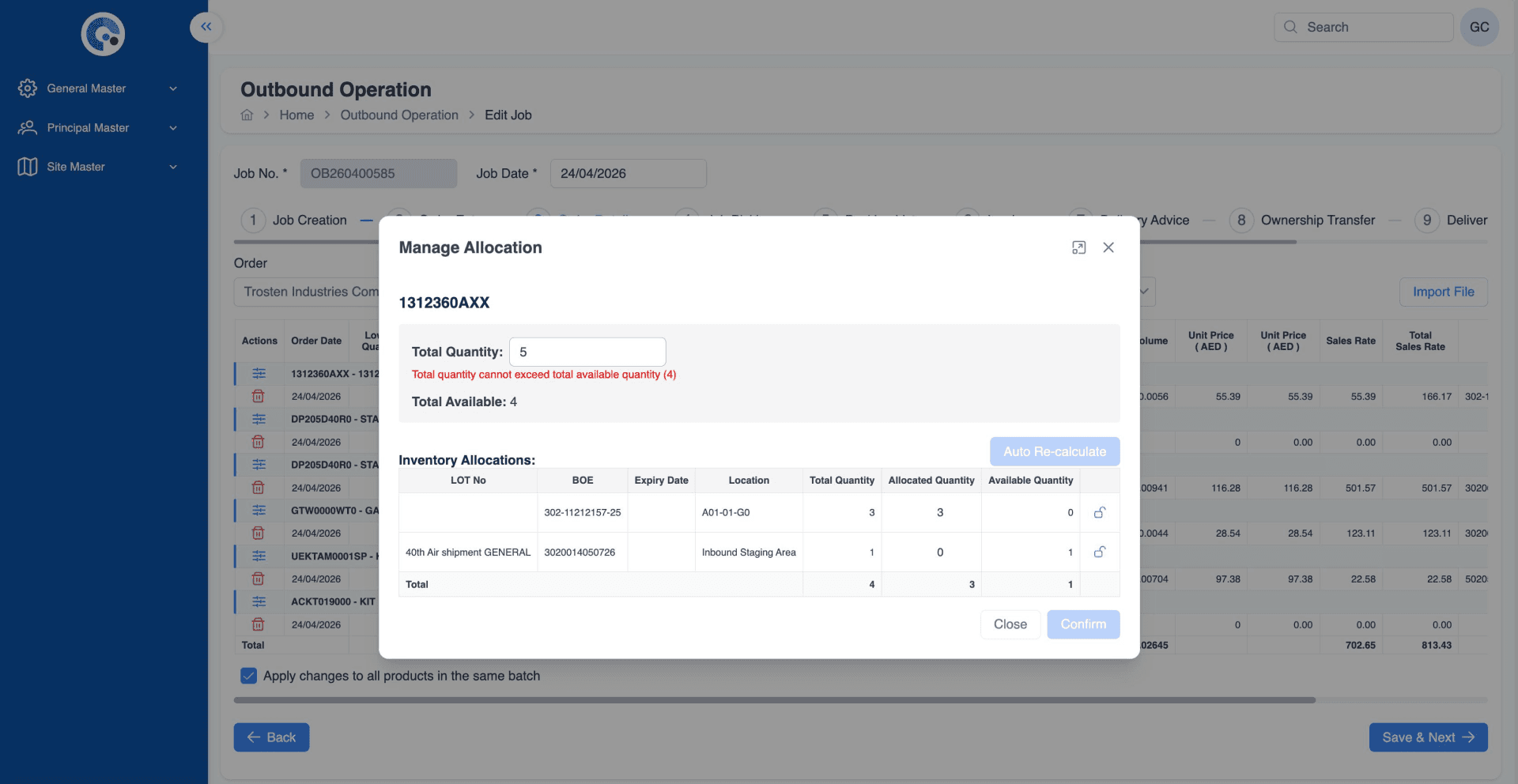 Automated Exception Management & Alerts
