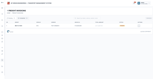 Freight Invoicing