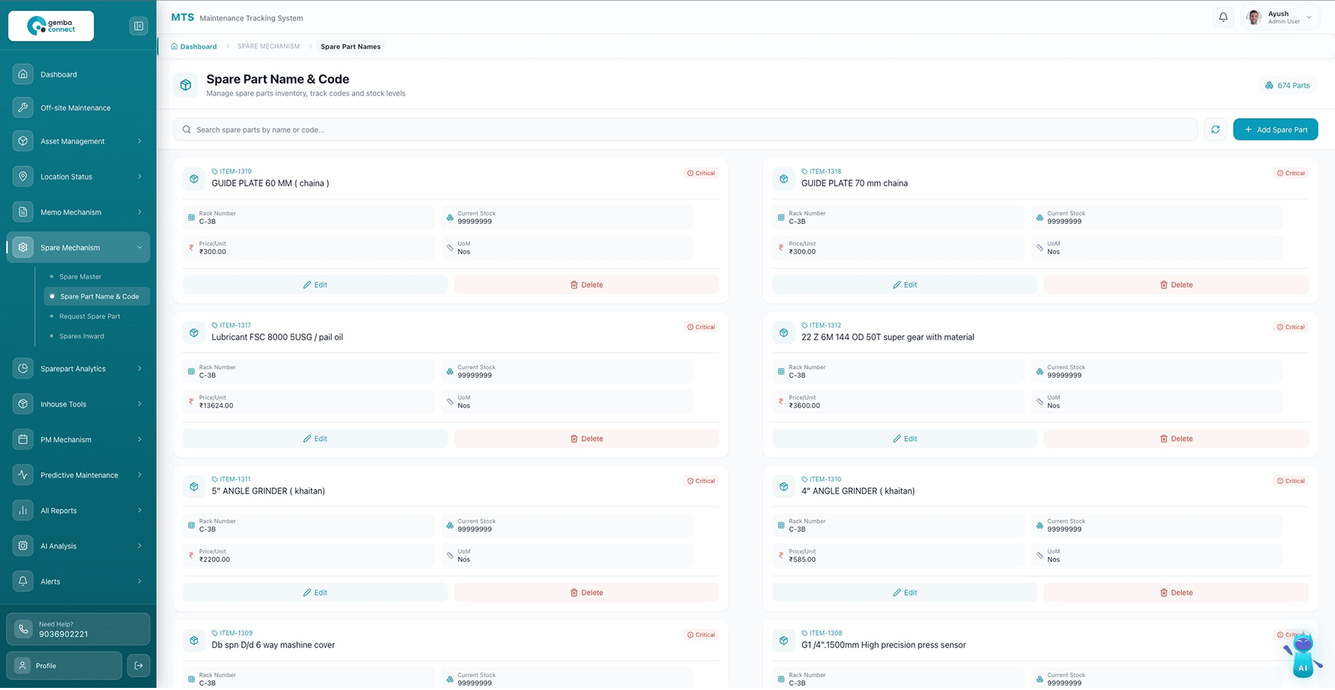 Real-Time Maintenance Tracking & Technician Visibility