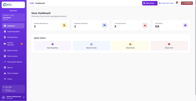 Store Dashboard