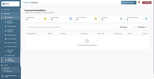 Payment Reconciliation
