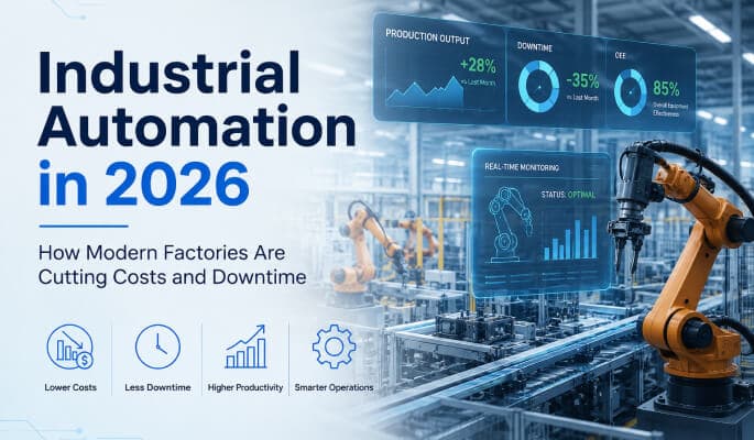 Industrial Automation in 2026: How Modern Factories Are Cutting Costs and Downtime